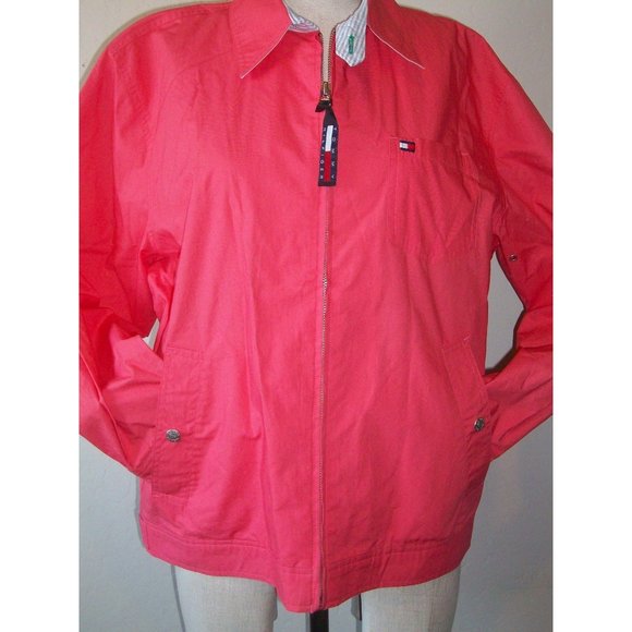 Vintage 90s Tommy Hilfiger Coral Summer Jacket - Picture 2 of 9